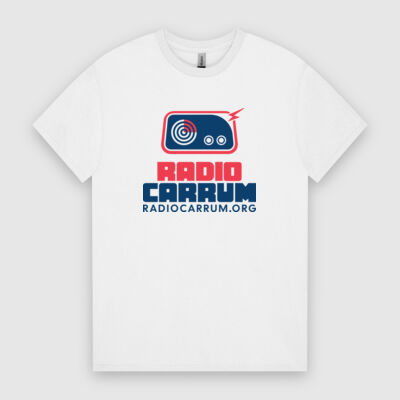 Radio Carrum White tee Thumbnail